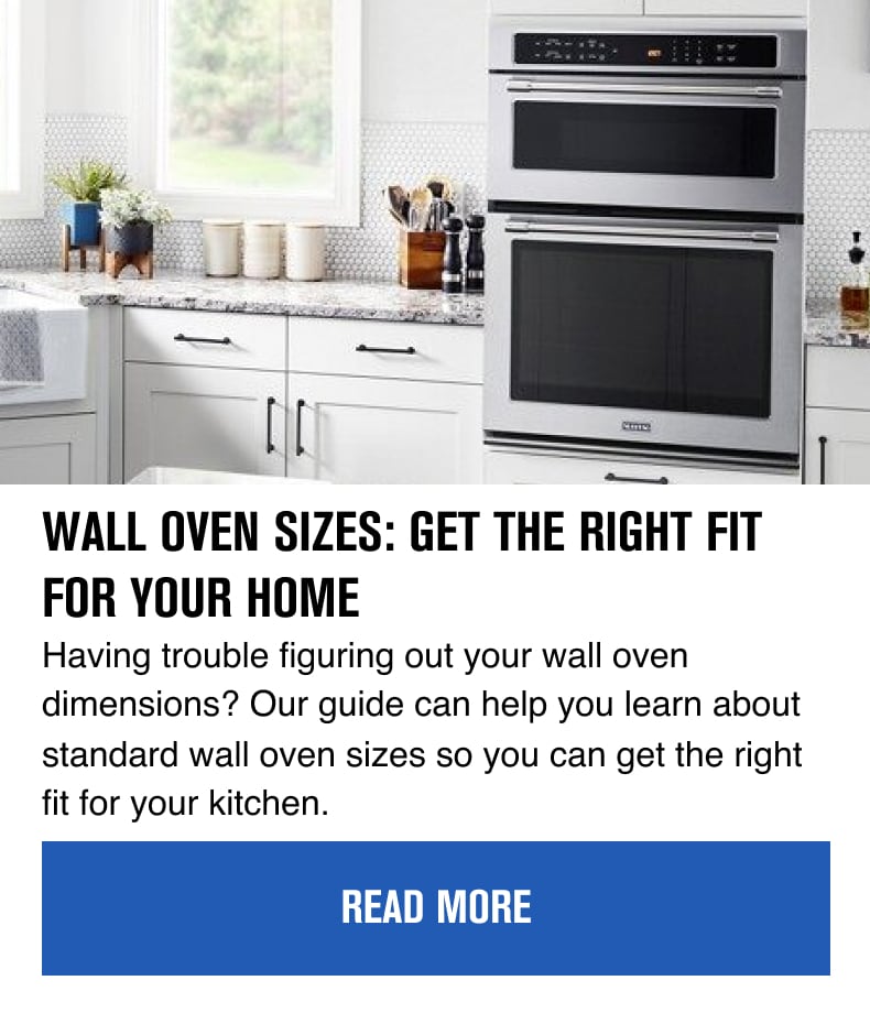 Wall Oven Sizes A Guide for the Perfect Fit Maytag